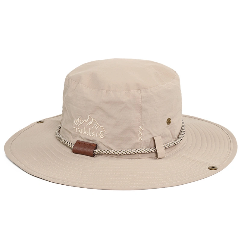 Wholesale Personalized Logo Safari Plain Bucket Hat