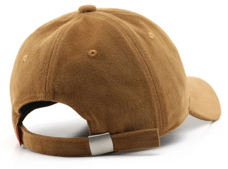 Baseball Hat Hat Sports Hat All Cotton Woolen Fabric Hat Visor Hat