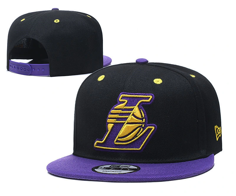 Wholesale Custom Cheap Los Angeles Lakers Official Team Mitchell Ness Embroidery Adjustable Basketball Snapback Baseball Caps Hat