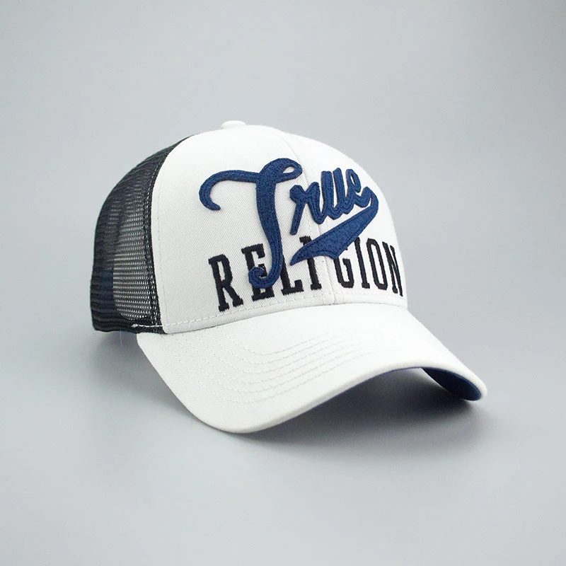 High Quality Applique Embroidery Cotton Snapback Baseball Hat Trucker Cap