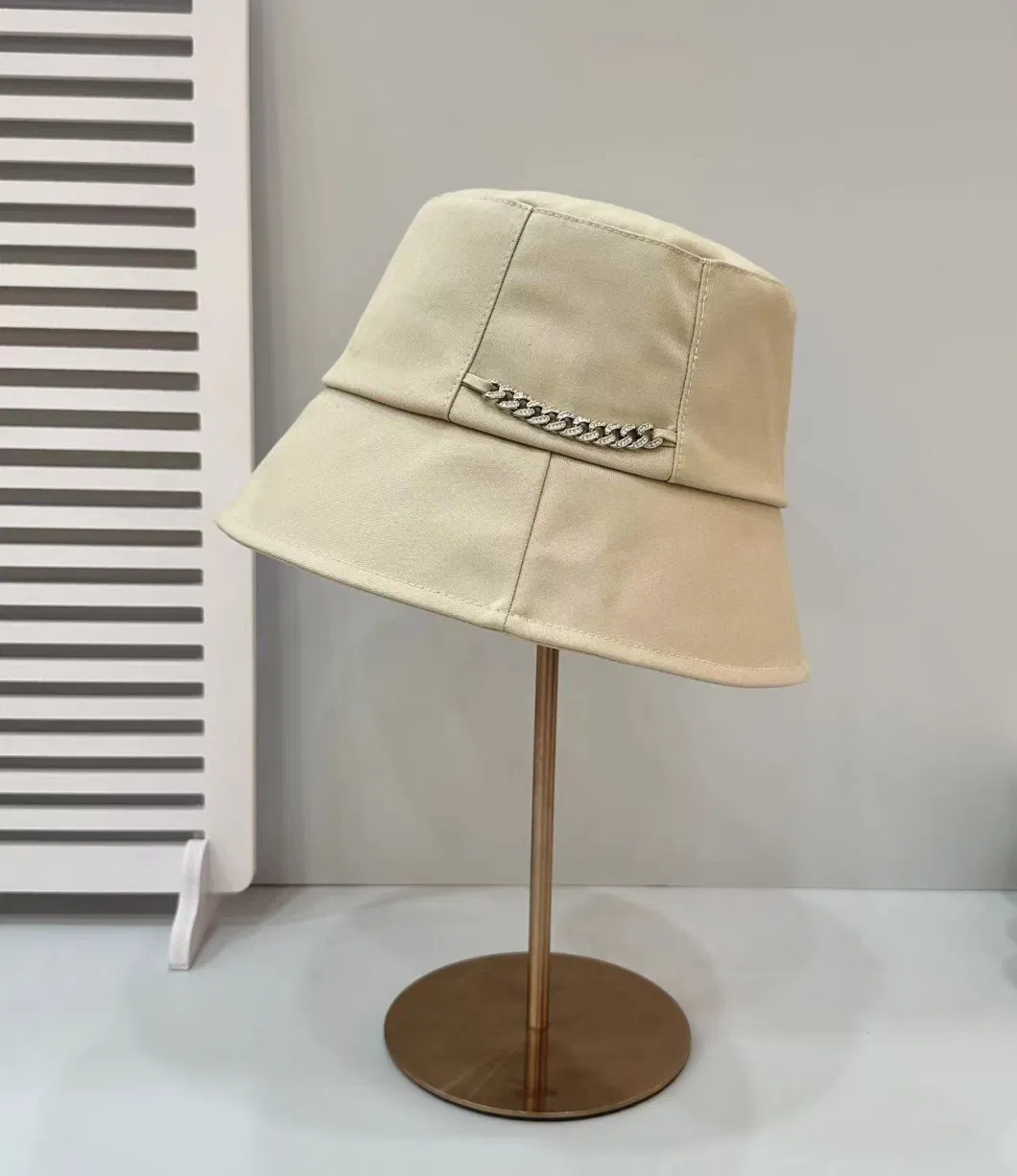 Wholesale Women Hats High Quality Polyester Sun Hat Bucket Wide Brimmed Fishing Caps