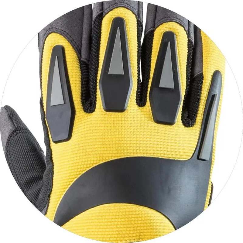 Customized Anti-Slip PVC Cut-Resistant Mechanic Safety Work Protective Gloves