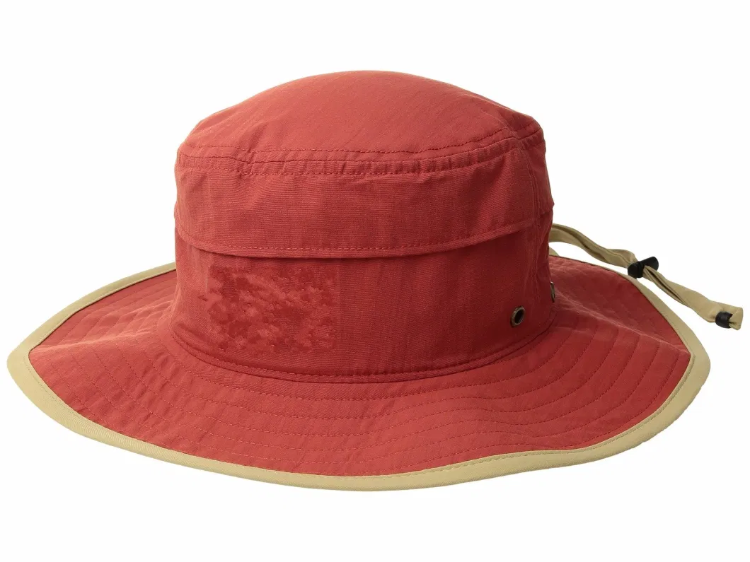 Wholesale Nylon Custom Unisex Bucket Boonie Hat with Adjustable Hatband Toggle Closure Kids Boonie Hat