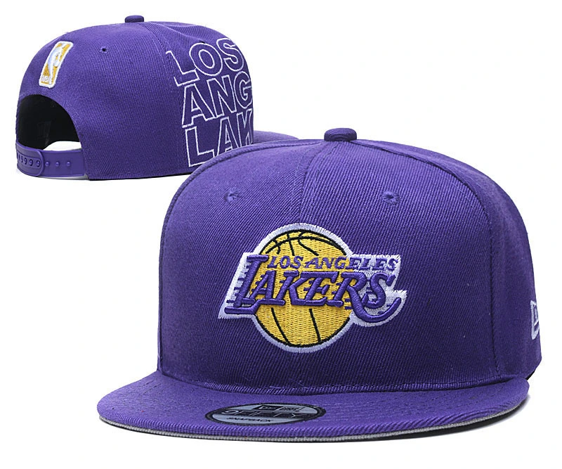 Wholesale Custom Cheap Los Angeles Lakers Official Team Mitchell Ness Embroidery Adjustable Basketball Snapback Baseball Caps Hat