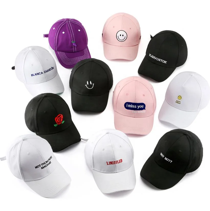 Customized 100% Cotton Fashion Golf Cap with 3D Embroidery Logo Baseball Cap and Hat