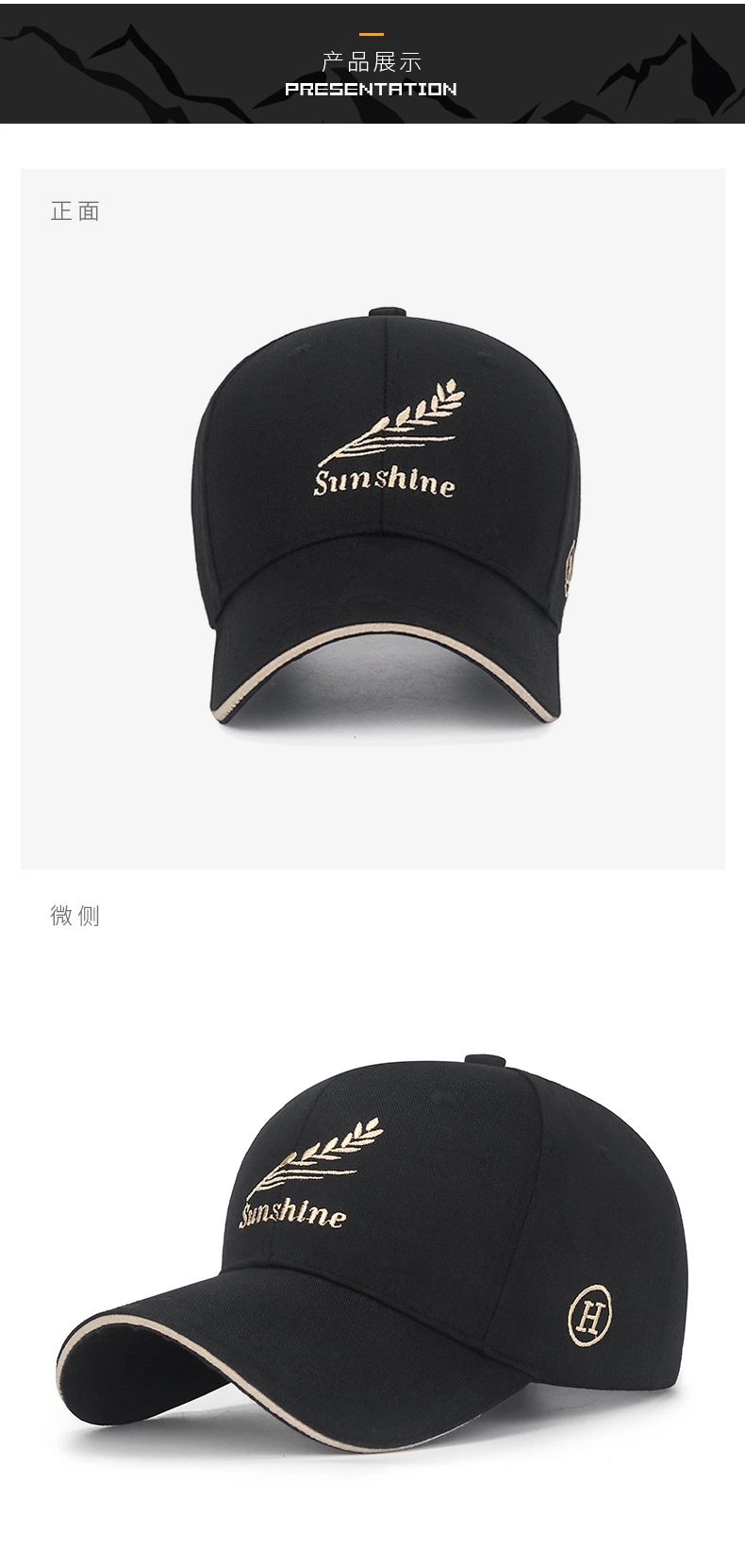 Fashionable and Trendy High Quality Embroidered Logo Baseball Cap