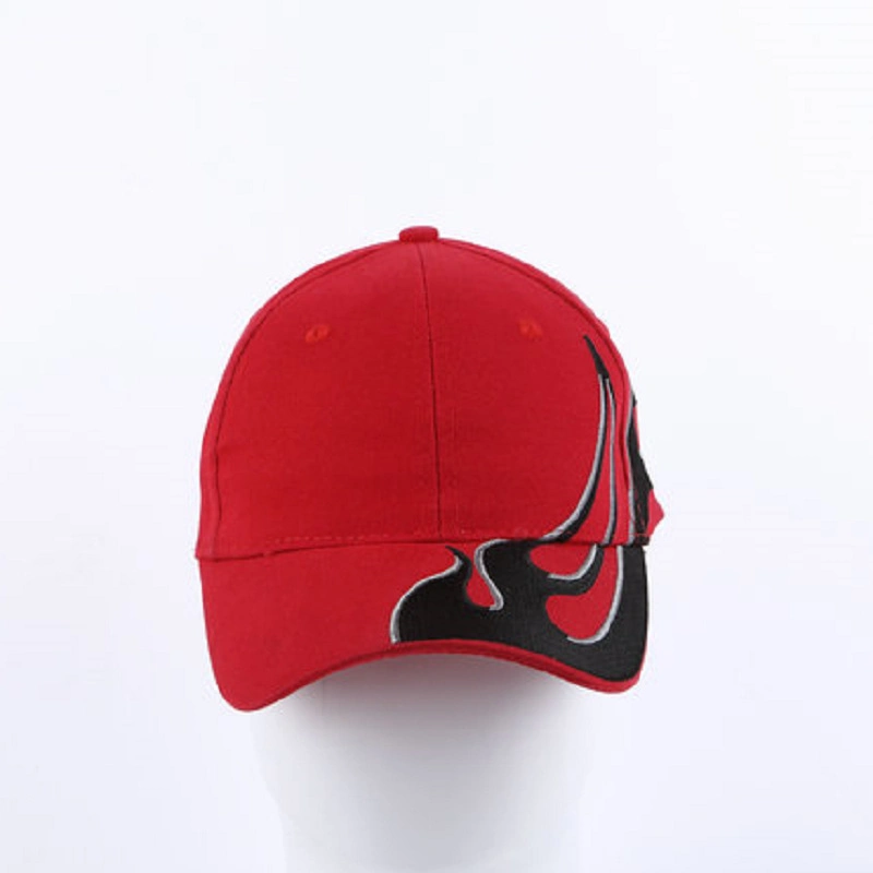 Letter Embroidered Logo Hip Hop Flame Cap