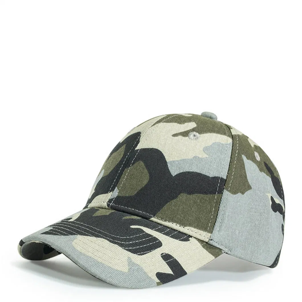 Camo Hat Adjustable Gray Baseball Cap Hunting Fishing Outdoor Sport Dad Hats Camouflage Caps for Men Women