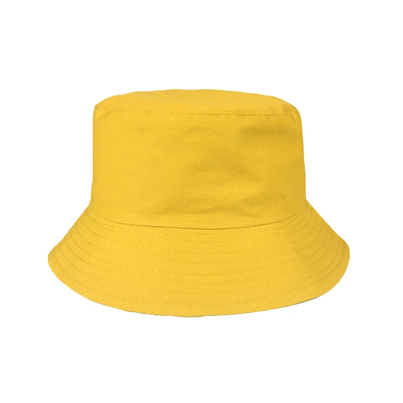 Personalized Custom Printing Cotton Twill Bucket Sun Hats Men Women Youth Outdoor UV Sun Protection Fishing Cap Solid Casual Bucket Hat