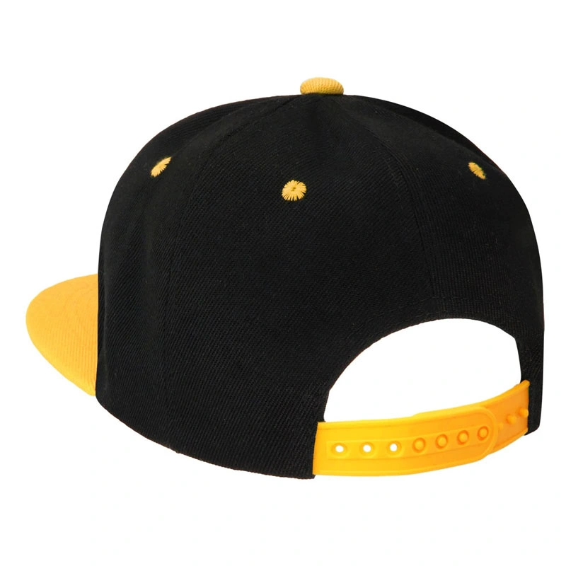 Falari Classic Snapback Hat Hip Hop Flat Bill Blank Solid Color Adjustable Size Custom Sports Caps