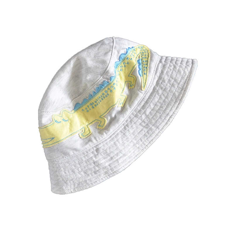 Denim Custom Short Brim Folding Cotton Roll up Customized Logo Adjustable White Baby Bucket Hat