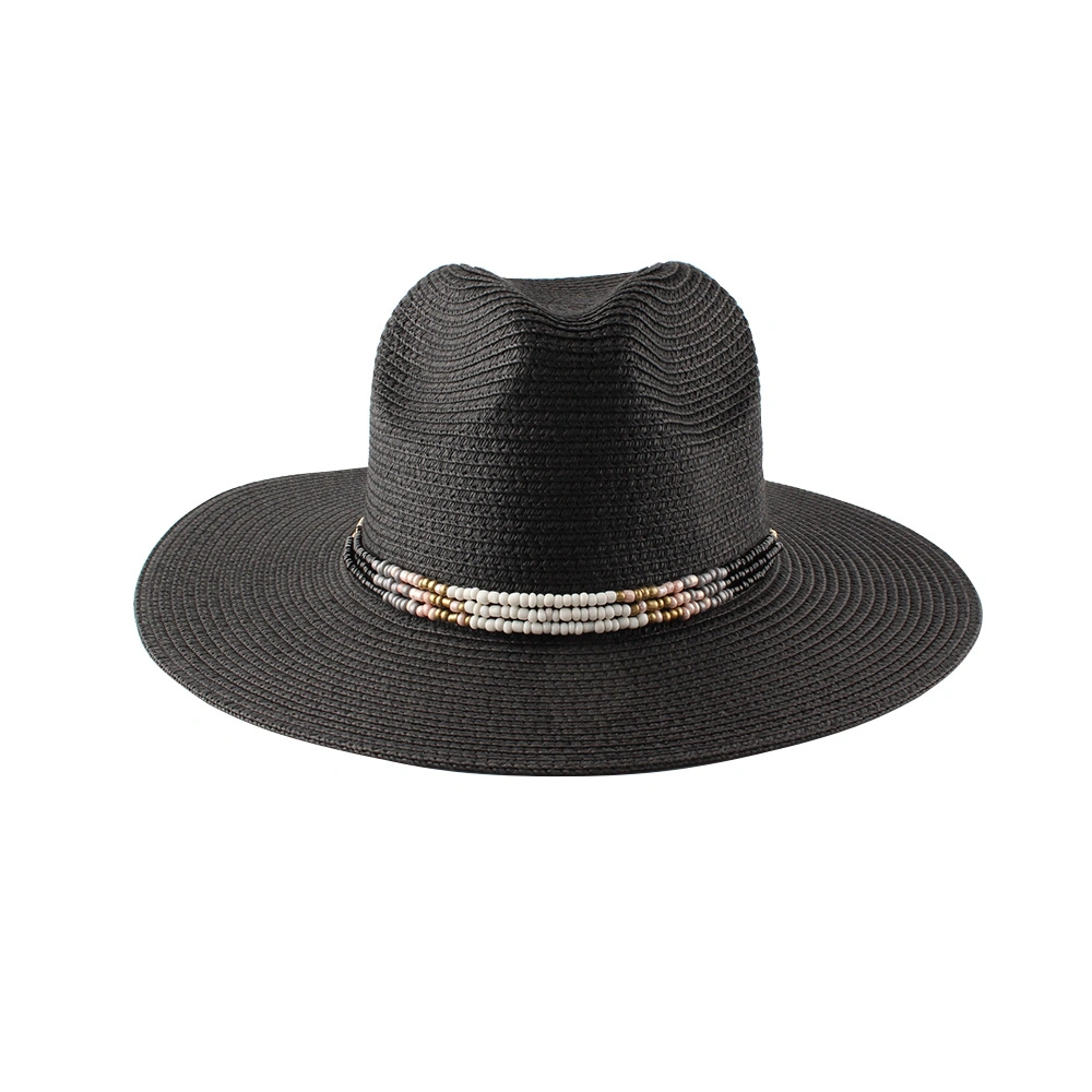 Sun Hats Women Men Summer Wide Brim Upf 50 Panama Fedora Foldable Straw Beach Hat
