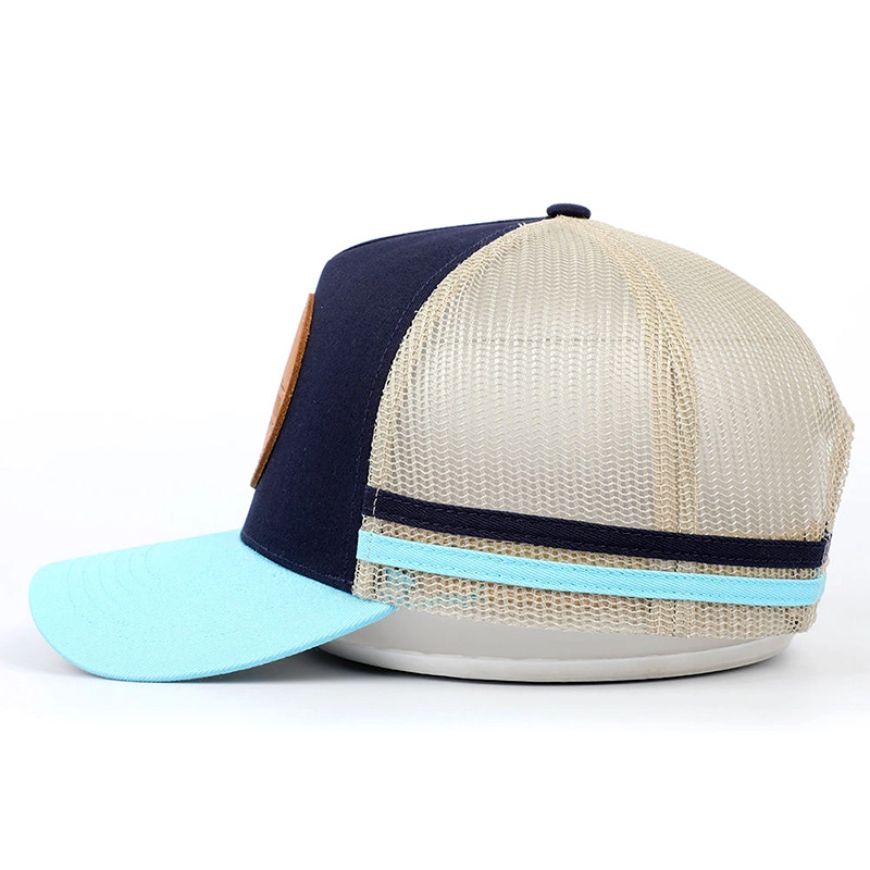 Five Panel Waterproof Nylon Running Unstructured 5 Panel Custom Rope Snapback Cap