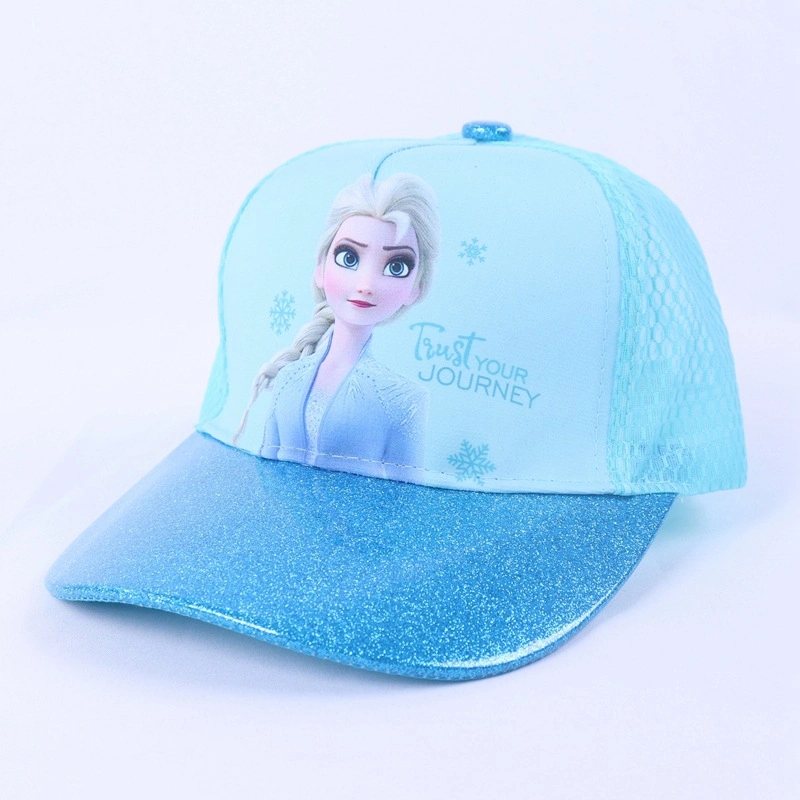 Children&prime;s Hat Princess Aisha Baseball Cap Summer Net Hat Shade Cap