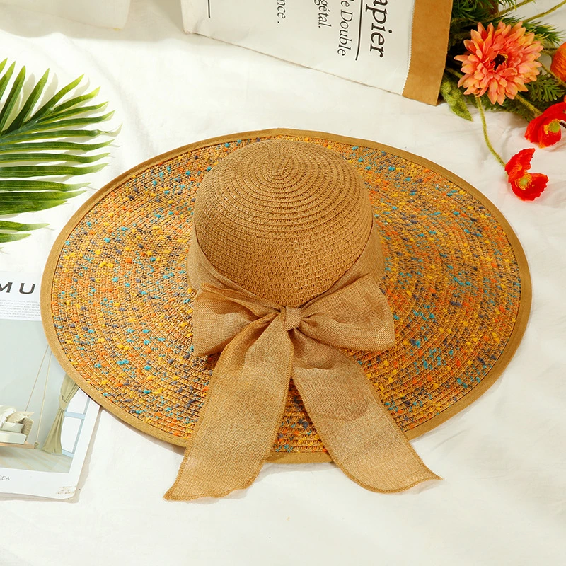 2024 Summer Cheap Wholesale Handmade Sun Visor Straw Women Beach Hat