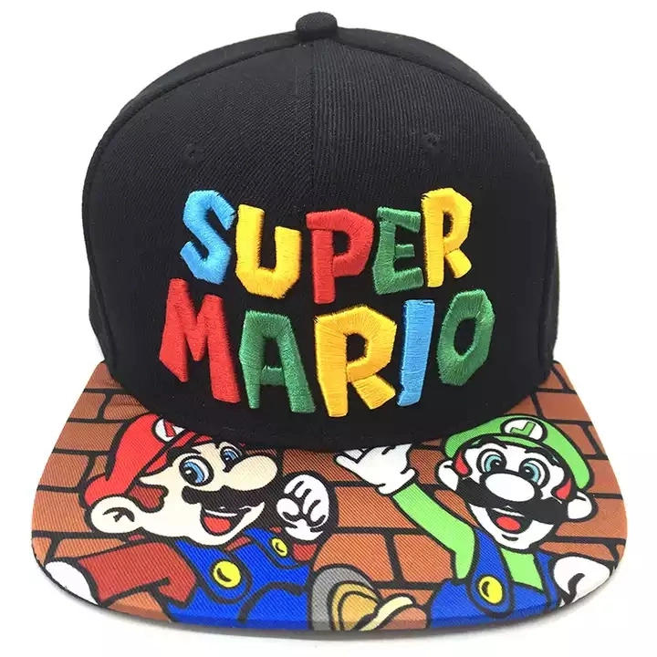Sports Caps 3D Embroidery Custom Logo Basketball Hats with Flat Brim Snapback Hats