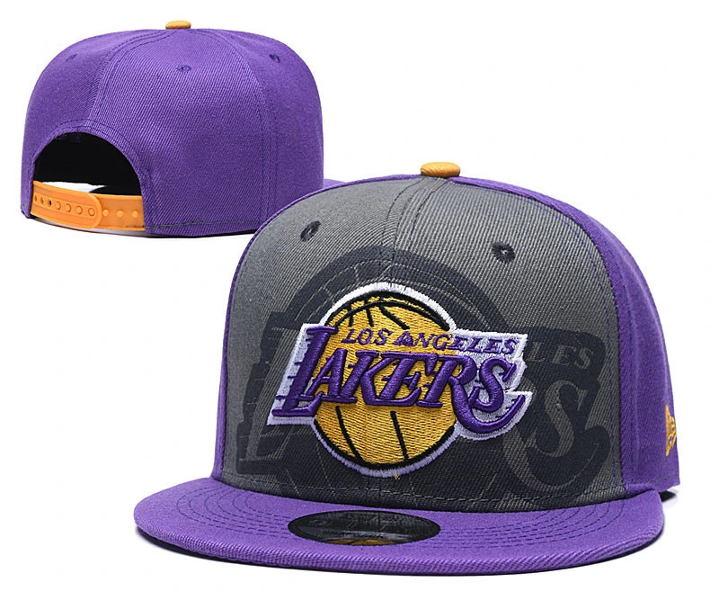 Wholesale Custom Cheap Los Angeles Lakers Official Team Mitchell Ness Embroidery Adjustable Basketball Snapback Baseball Caps Hat