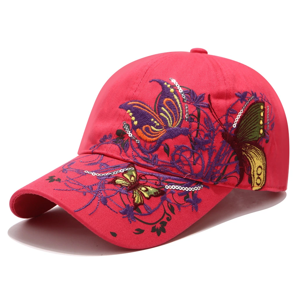 Wholesale Women Embroidered High Quality Cotton Custom Sports Baseball Cap