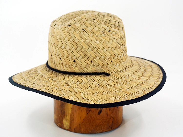 2022 Factory Supply OEM Summer Sunshade Natural Lifeguard Custom Logo Straw Hats