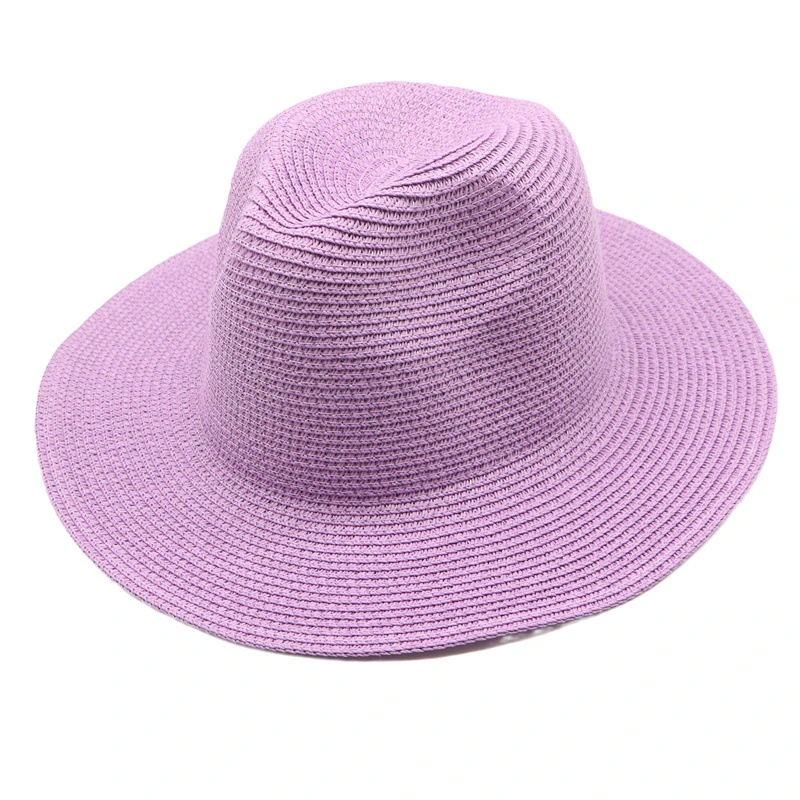 Wholesale Custom Logo Plain Summer Beach Floppy Sun Gorras Panama Straw Hats
