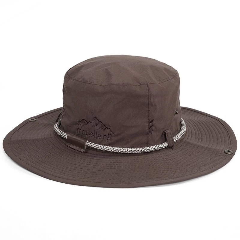 Wholesale Personalized Logo Safari Plain Bucket Hat