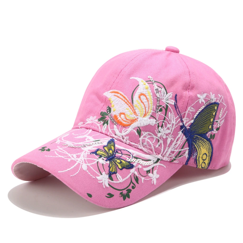 Wholesale Women Embroidered High Quality Cotton Custom Sports Baseball Cap