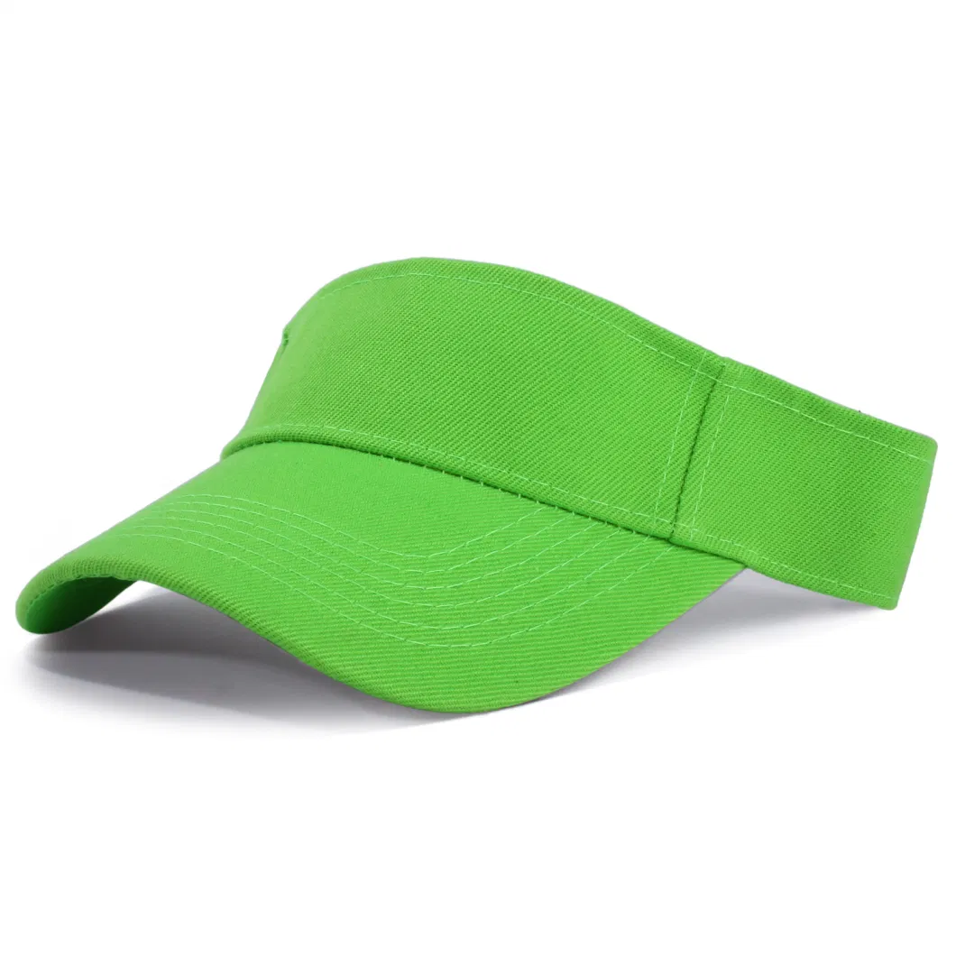 Solid Color Light Sheet Sunshade Sports Empty Top Sunscreen Hat