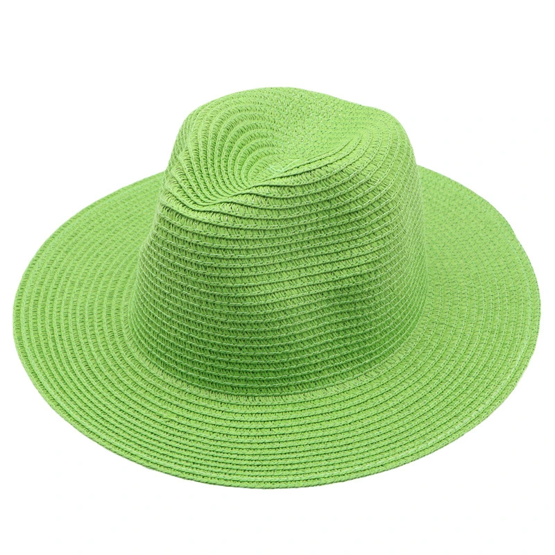 Wholesale Custom Logo Plain Summer Beach Floppy Sun Gorras Panama Straw Hats