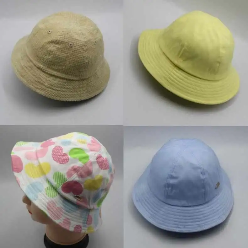 New Fashion Children&prime;s Fisherman Hat Travel Casual Simple Bucket Hat