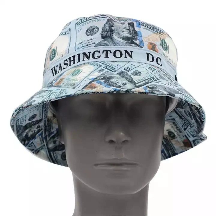 100% Polyester Wide Brim High Quality Golf Cap Custom Men Women Embroidery Printed Sublimation Bucket Hat