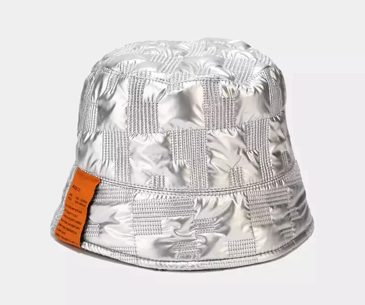 Wholesale Custom Black Leather Bucket Hats Private Label PU Bucket Hat