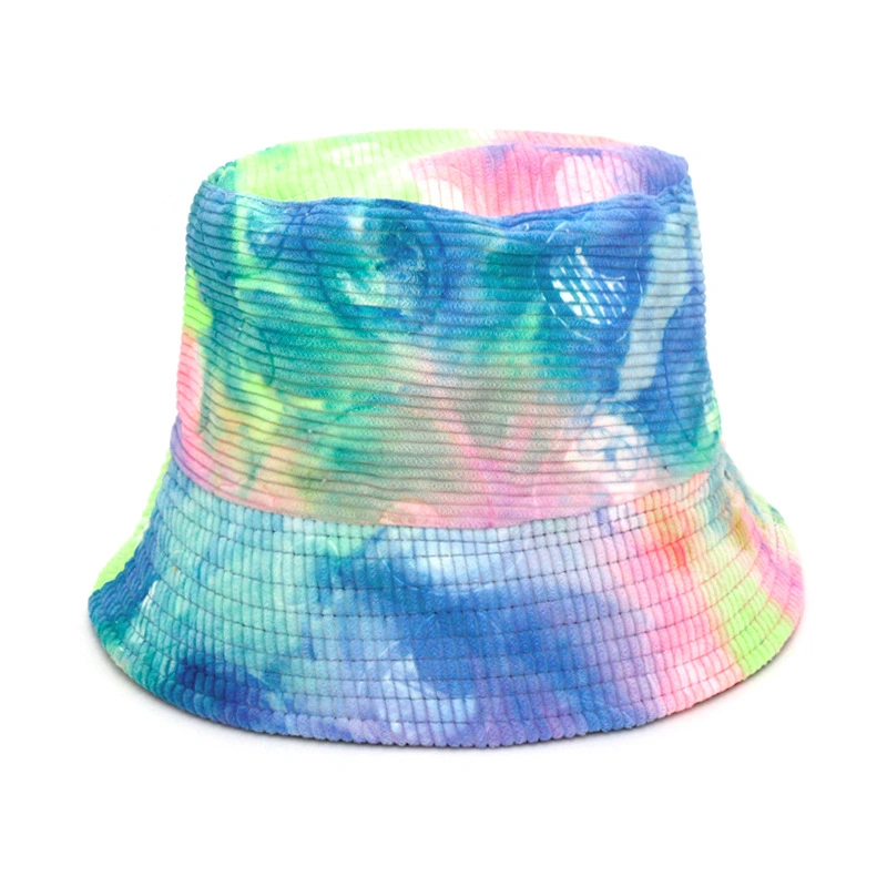 New Style Printed Pattern Fisherman Hat Tie-Dye Bucket Hat Bulk Custom Logo