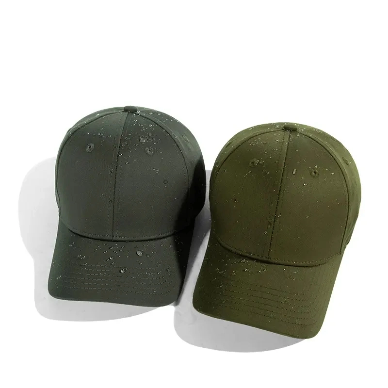 6 Panel Baseball Cap Laser Cut Hole Gorras Plain Sport Waterproof Hat