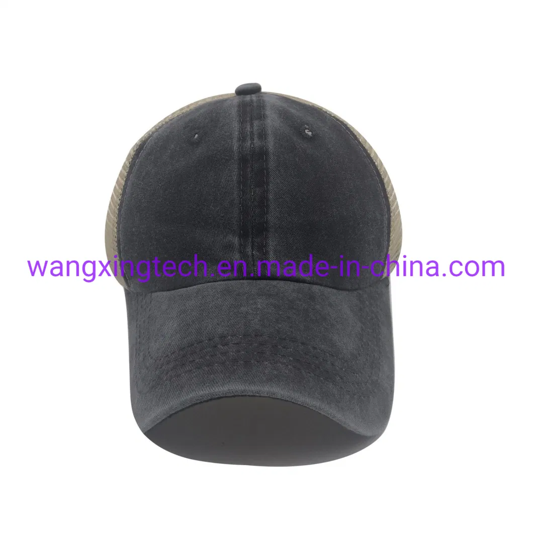 Wholesale Suede Mesh Baseball Hat Plain Custom 3D Print Emboriered Snapback Adjustable Cap