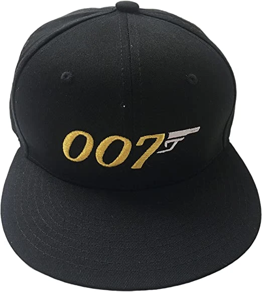 Wholesale Baseball Cap for Men and Women, 007 Movie Hat Fashion Adjustable Embroidery Trendy Dad Hat Curved Brim Snapback