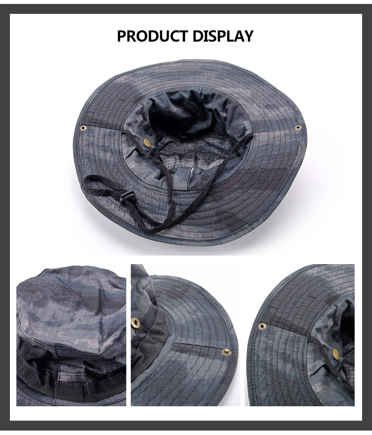Le Camo Tactical Military Cap for Fishing &amp; Hunting - Bucket Hat Style