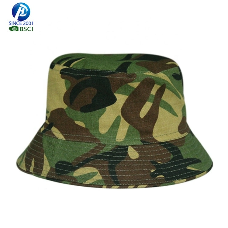 Custom Camoufleur Sublimation Summer Fishing and Bucket Hat Men