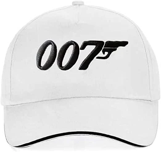 Wholesale Baseball Cap for Men and Women, 007 Movie Hat Fashion Adjustable Embroidery Trendy Dad Hat Curved Brim Snapback
