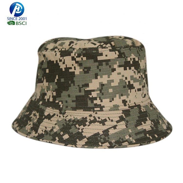 Custom Camoufleur Sublimation Summer Fishing and Bucket Hat Men