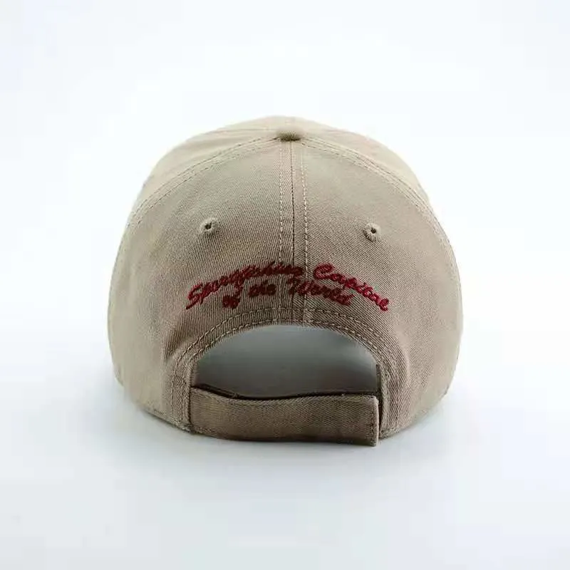 Baseball Cap with Embroidery for Fishing Cotton 6 Panel Customized Fashion Sports Promotion Hat