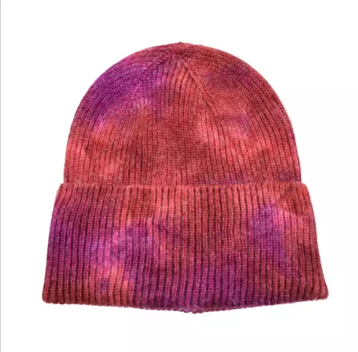 Fashion Winter Accessories 2023 Trendy Warm Knitted Beanie Hat Women Men Unisex Tie Dye Toque Cuffed Gradient Color Winter Hat