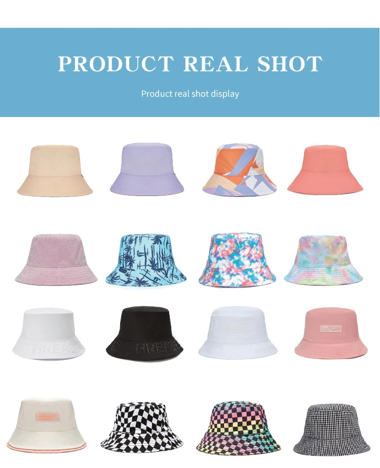 Summer Custom Sublimation Printing Bucket Hat All Over Printing Bucket Hats