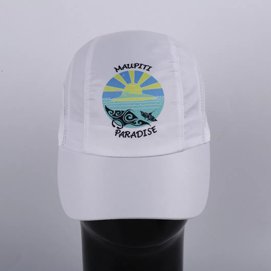 Custom Quick Dry Polyester Outdoor Sport Cap Cycling Running Cap Summer Mesh Cap Hat