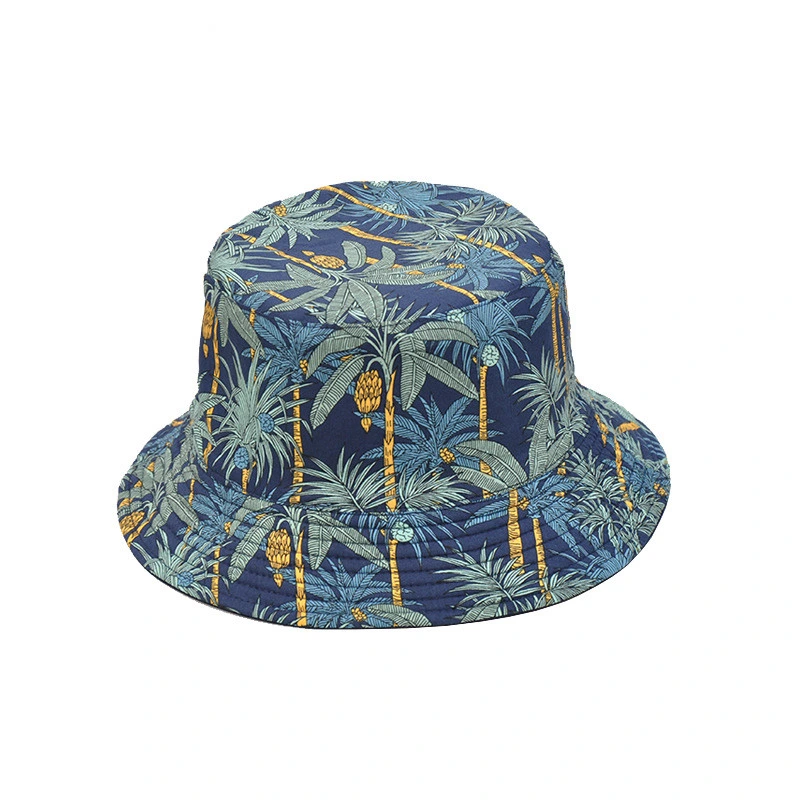 High Quality Custom Cotton Sublimation Printing Reversible Bucket Hat