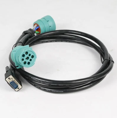  J1939 Type 2 9p Male Plug Male to Female 9pin Deutsch Waterproof for Automotive Wire Harness Cable Wire Harness