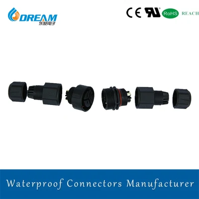 Assembly Type 3 Pin Male Waterproof Automotive Electric Connector Plug