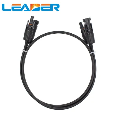 PV Solar Double Core 1/5/10 Meters 4mm2 6mm2 (12AWG/10AWG) Extension Cable for Solar Panel with 1000V Male and Female Connector