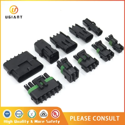 1~6 Pins AMP Tyco Connector Waterproof Electrical Male Female 2.5 Series Tyco AMP Car Auto Automotive Connector