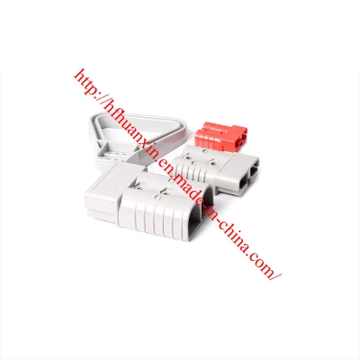 600V 50A Car Caravan Trailer Battery Connectors Plugs with 2 Dust Caps Battery Connector Terminal Binding Post for Forklift