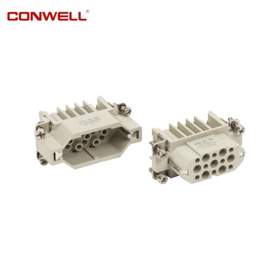 HD Series 15 Pole Heavy Duty Multi Pin Connector 10 AMP Electrical Connectors